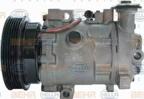 BEHR HELLA Service 8FK 351 316-971 - Компресор, кондиціонер autocars.com.ua