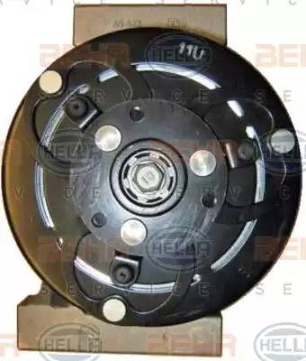 BEHR HELLA Service 8FK 351 322-181 - Компресор, кондиціонер autocars.com.ua