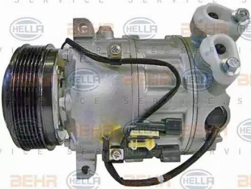 BEHR HELLA Service 8FK 351 322-321 - Компресор, кондиціонер autocars.com.ua