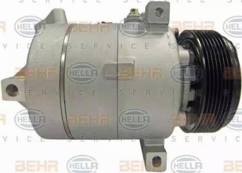 BEHR HELLA Service 8FK 351 322-541 - Компресор, кондиціонер autocars.com.ua