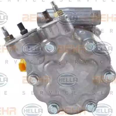 BEHR HELLA Service 8FK 351 322-791 - Компресор, кондиціонер autocars.com.ua