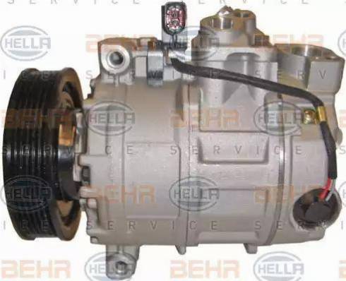 BEHR HELLA Service 8FK 351 322-971 - Компресор, кондиціонер autocars.com.ua