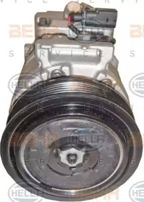 BEHR HELLA Service 8FK 351 322-971 - Компресор, кондиціонер autocars.com.ua