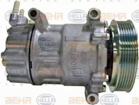 BEHR HELLA Service 8FK 351 334-161 - Компресор, кондиціонер autocars.com.ua