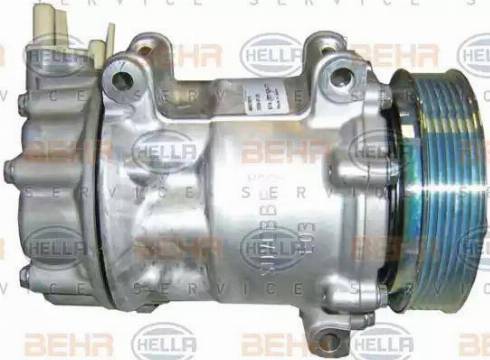 BEHR HELLA Service 8FK 351 334-171 - Компресор, кондиціонер autocars.com.ua