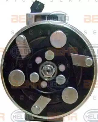 BEHR HELLA Service 8FK 351 334-201 - Компресор, кондиціонер autocars.com.ua