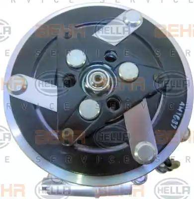 BEHR HELLA Service 8FK 351 334-411 - Компресор, кондиціонер autocars.com.ua