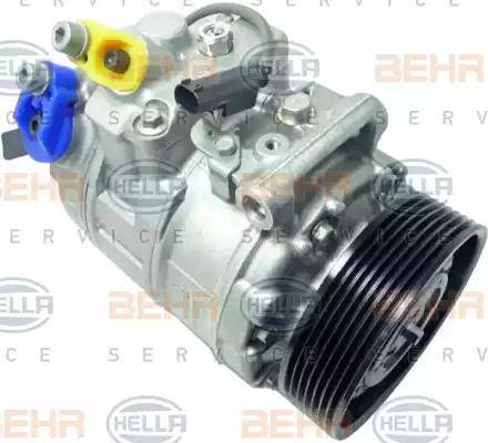 BEHR HELLA Service 8FK 351 334-461 - Компресор, кондиціонер autocars.com.ua