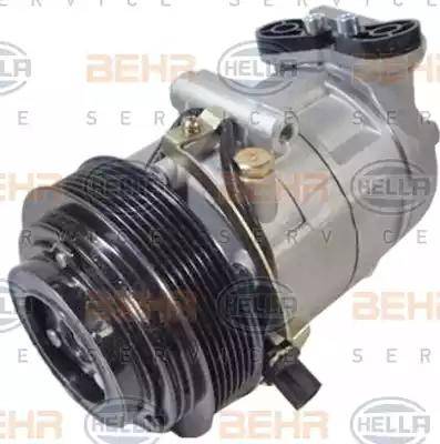 BEHR HELLA Service 8FK 351 334-531 - Компресор, кондиціонер autocars.com.ua