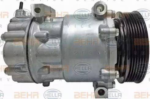 BEHR HELLA Service 8FK 351 334-671 - Компресор, кондиціонер autocars.com.ua