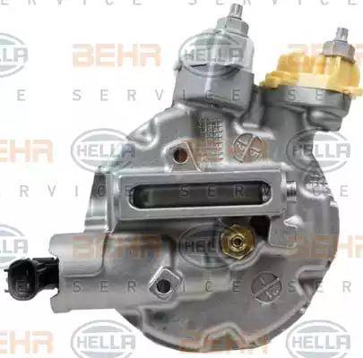 BEHR HELLA Service 8FK 351 339-391 - Компресор, кондиціонер autocars.com.ua