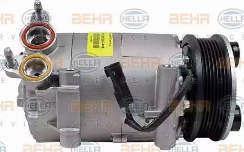 BEHR HELLA Service 8FK 351 339-441 - Компресор, кондиціонер autocars.com.ua