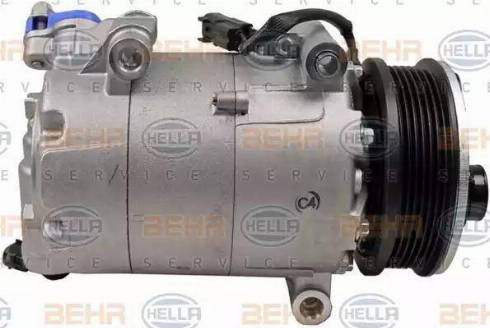 BEHR HELLA Service 8FK 351 339-441 - Компресор, кондиціонер autocars.com.ua