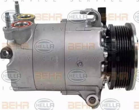 BEHR HELLA Service 8FK 351 339-451 - Компресор, кондиціонер autocars.com.ua