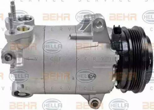 BEHR HELLA Service 8FK 351 339-481 - Компресор, кондиціонер autocars.com.ua