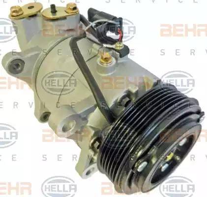 BEHR HELLA Service 8FK 351 339-741 - Компресор, кондиціонер autocars.com.ua