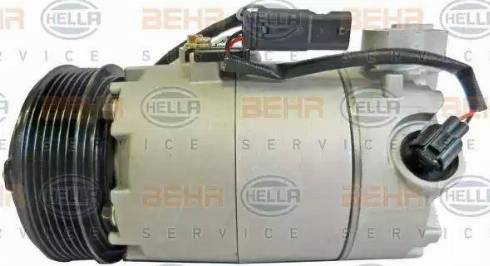 BEHR HELLA Service 8FK 351 339-741 - Компресор, кондиціонер autocars.com.ua