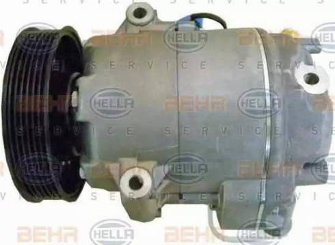 BEHR HELLA Service 8FK 351 340-361 - Компресор, кондиціонер autocars.com.ua