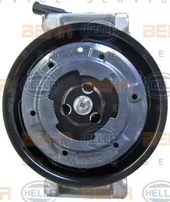 BEHR HELLA Service 8FK 351 340-471 - Компресор, кондиціонер autocars.com.ua