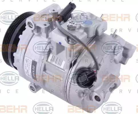 BEHR HELLA Service 8FK 351 340-491 - Компресор, кондиціонер autocars.com.ua