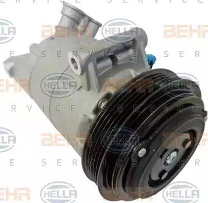 BEHR HELLA Service 8FK 351 340-731 - Компресор, кондиціонер autocars.com.ua