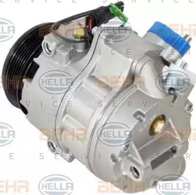 BEHR HELLA Service 8FK 351 340-941 - Компресор, кондиціонер autocars.com.ua