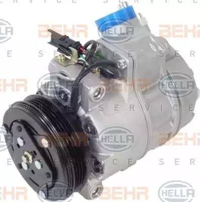 BEHR HELLA Service 8FK 351 340-951 - Компресор, кондиціонер autocars.com.ua