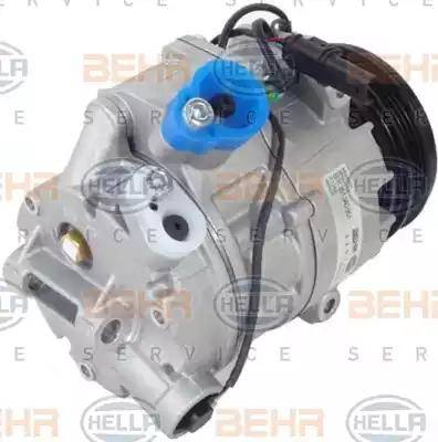 BEHR HELLA Service 8FK 351 340-951 - Компресор, кондиціонер autocars.com.ua