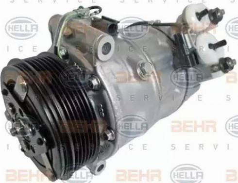 BEHR HELLA Service 8FK 351 341-081 - Компресор, кондиціонер autocars.com.ua