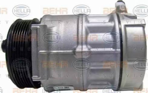 BEHR HELLA Service 8FK 351 341-101 - Компресор, кондиціонер autocars.com.ua