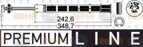 BEHR HELLA Service 8FT 351 192-571 - Осушувач, кондиціонер autocars.com.ua