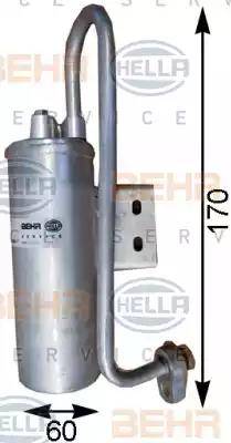 BEHR HELLA Service 8FT 351 197-371 - Осушувач, кондиціонер autocars.com.ua