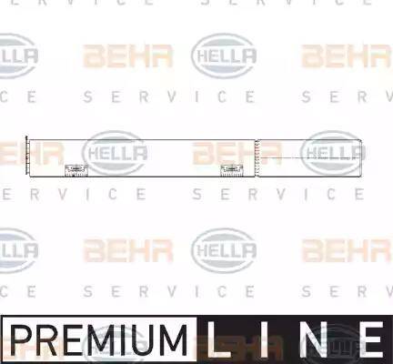 BEHR HELLA Service 8FT 351 197-661 - Осушувач, кондиціонер autocars.com.ua