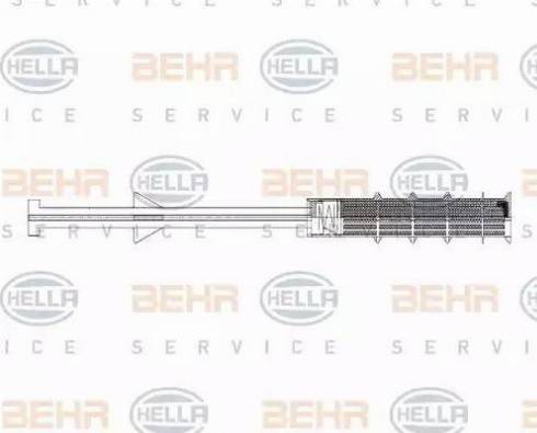 BEHR HELLA Service 8FT 351 197-711 - Осушувач, кондиціонер autocars.com.ua