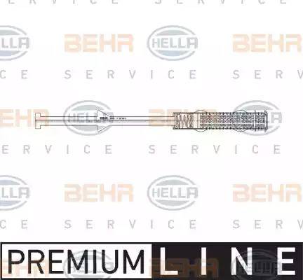 BEHR HELLA Service 8FT 351 198-471 - Осушувач, кондиціонер autocars.com.ua