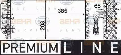 BEHR HELLA Service 8FV 351 330-101 - Испаритель, кондиционер autodnr.net