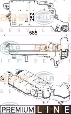 BEHR HELLA Service 8MA 376 750-611 - Компенсаційний бак, охолоджуюча рідина autocars.com.ua