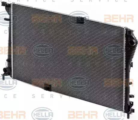 BEHR HELLA Service 8MK 376 700-371 - Радіатор, охолодження двигуна autocars.com.ua