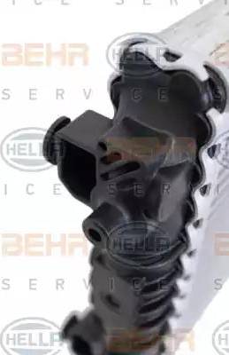 BEHR HELLA Service 8MK 376 701-301 - Радіатор, охолодження двигуна autocars.com.ua