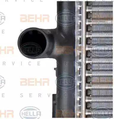 BEHR HELLA Service 8MK 376 710-311 - Радіатор, охолодження двигуна autocars.com.ua