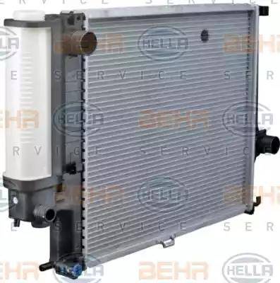 BEHR HELLA Service 8MK 376 713-081 - Радіатор, охолодження двигуна autocars.com.ua