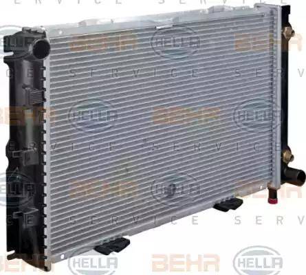 BEHR HELLA Service 8MK 376 714-011 - Радіатор, охолодження двигуна autocars.com.ua