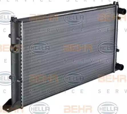 BEHR HELLA Service 8MK 376 715-021 - Радіатор, охолодження двигуна autocars.com.ua