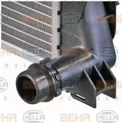 BEHR HELLA Service 8MK 376 715-341 - Радіатор, охолодження двигуна autocars.com.ua