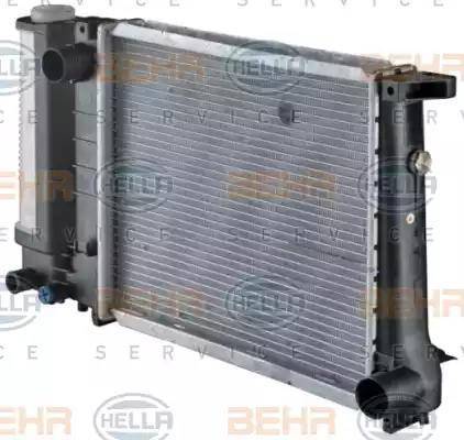 BEHR HELLA Service 8MK 376 717-224 - Радіатор, охолодження двигуна autocars.com.ua