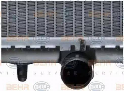 BEHR HELLA Service 8MK 376 717-531 - Радіатор, охолодження двигуна autocars.com.ua