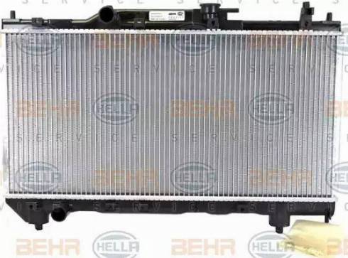 BEHR HELLA Service 8MK 376 718-461 - Радіатор, охолодження двигуна autocars.com.ua