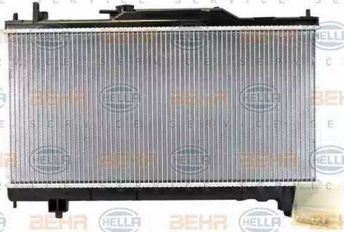 BEHR HELLA Service 8MK 376 718-461 - Радіатор, охолодження двигуна autocars.com.ua