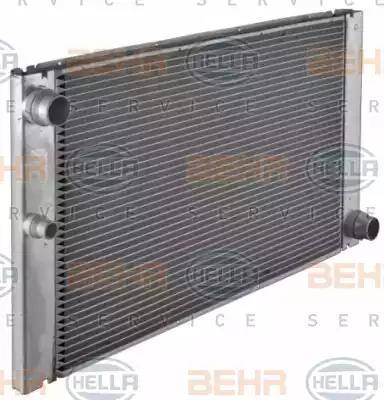 BEHR HELLA Service 8MK 376 719-011 - Радіатор, охолодження двигуна autocars.com.ua