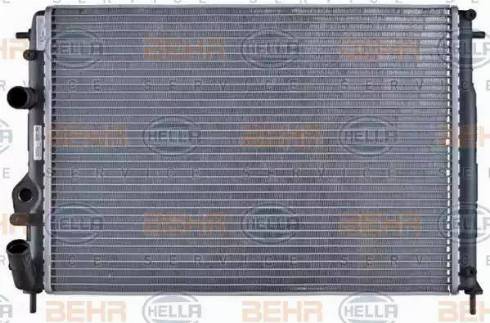 BEHR HELLA Service 8MK 376 719-661 - Радіатор, охолодження двигуна autocars.com.ua